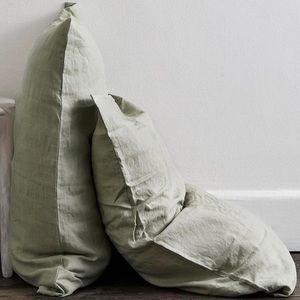 Sage 100% French Flax Linen Pillowcases (Set of Two)